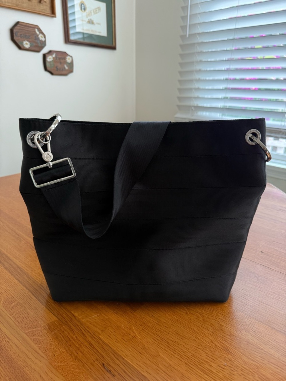 Harvey’s MADE IN USA Seatbelt Hobo Bag